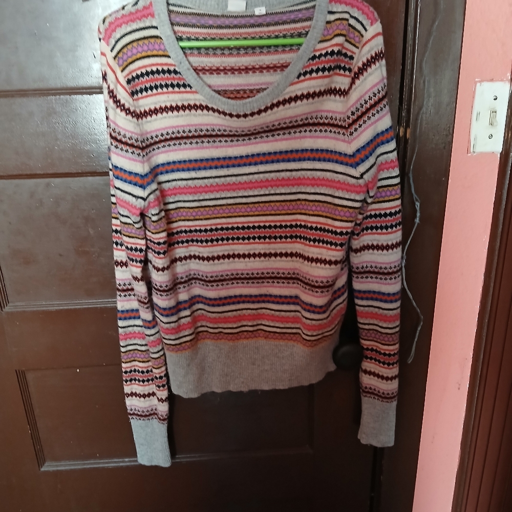 GAP Women's Colorful Striped Sweater - Picture 11 of 11
